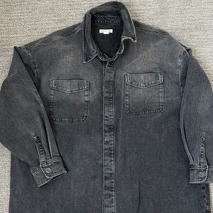 Good American denim shacket sz 3:4